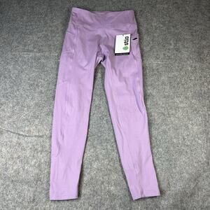 Stio Legging Womens Medium Glide Tech Purple Lavender Base Layer Outdoor Pockets